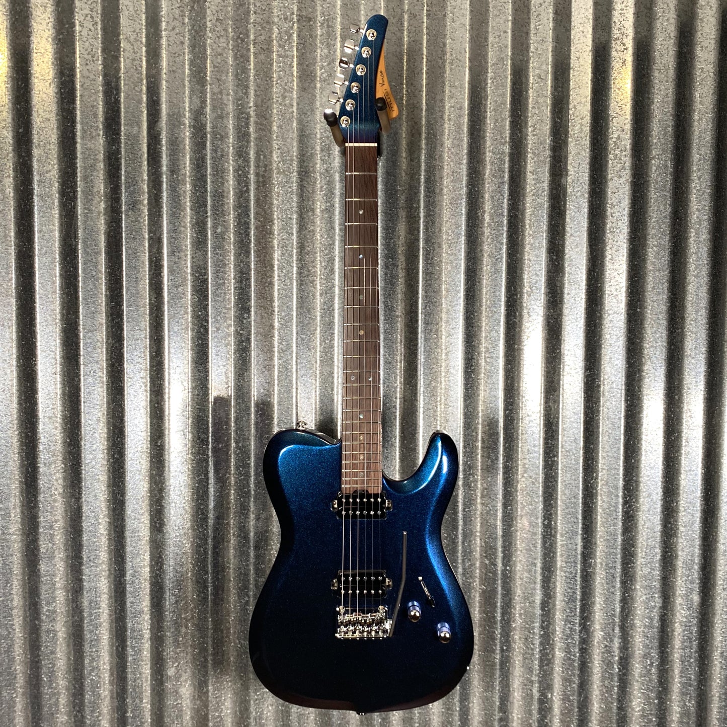 Musi Virgo Fusion Telecaster Deluxe Tremolo Indigo Blue Guitar #0136 Used