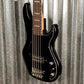 G&L USA Kiloton 5 Jet Black Frost 5 String Bass Rosewood Satin Neck & Case #7001 NOS