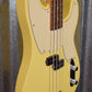 Fender 2003 MIM Standard Telecaster Precision 4 String Bass Vintage White & Bag #9673 Used