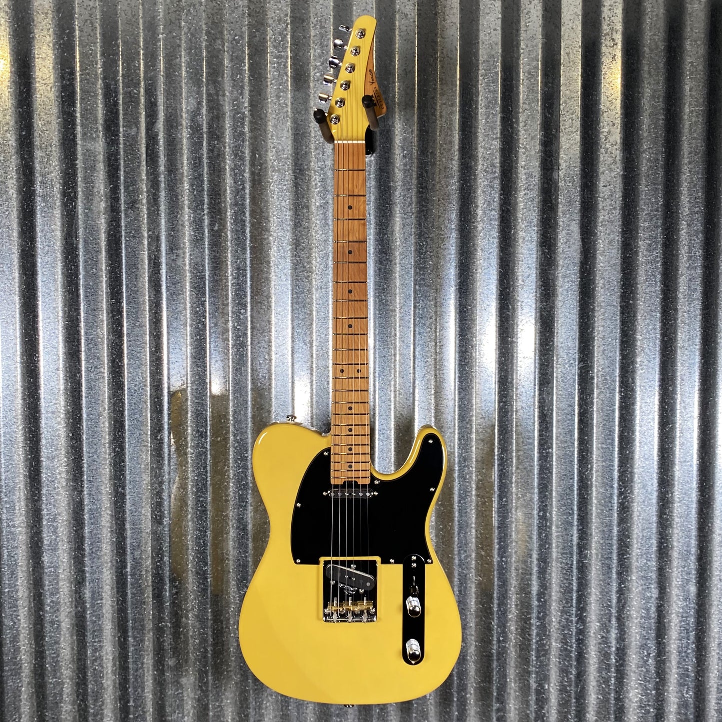 Musi Virgo Classic Telecaster Empire Yellow Guitar #0323 Used