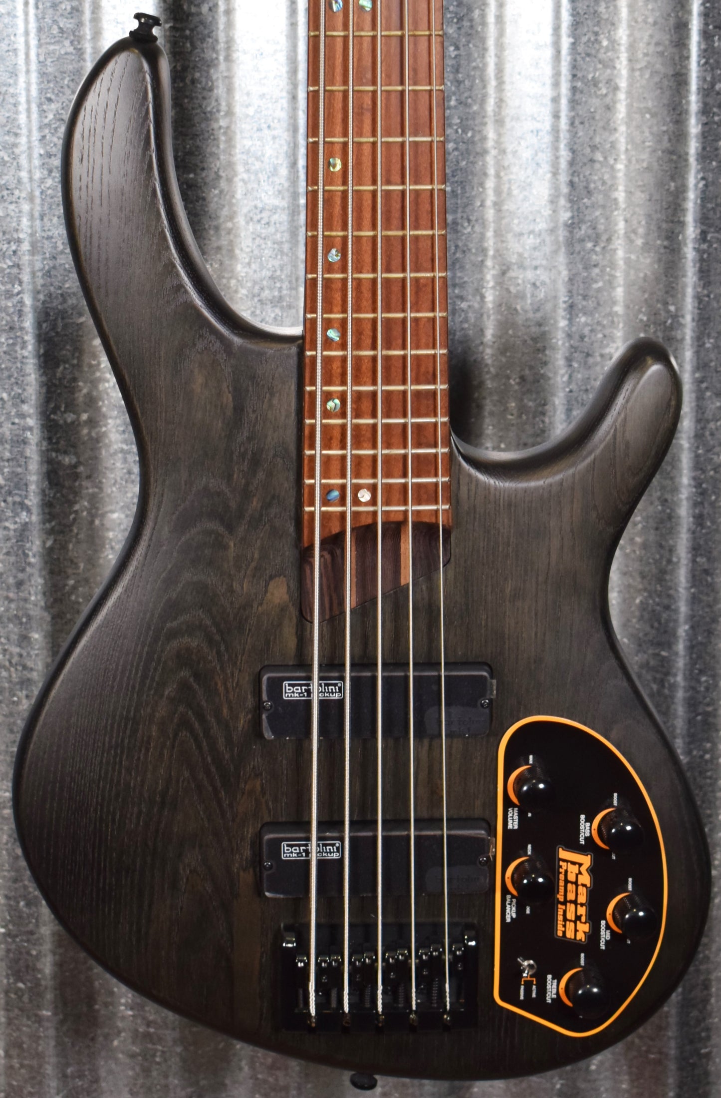 Cort Artisan B5 Plus AS RM 5 String Bass Roasted Neck Open Pore Trans Black #7621