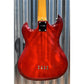 Hagstrom Guitars H8-II 8 String Wild Cherry Transparent Short Scale Bass & Gig Bag #0662