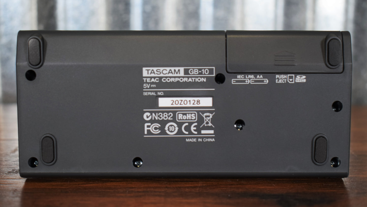 Tascam GB-10 Guitar Bass Trainer Recorder Tuner Metronome Looper