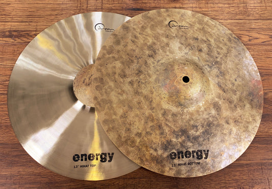 Dream Cymbals EHH13 Energy Series Hand Forged & Hammered 13" Hi Hat Set Demo