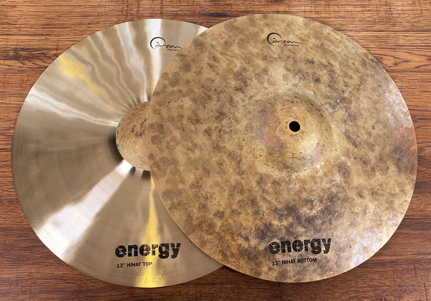 Dream Cymbals EHH13 Energy Series Hand Forged & Hammered 13" Hi Hat Set