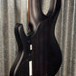ESP LTD D-6 6 String Bass Black Natural Burst Satin Burl & Bag LD6BPBLKNBS #1564 Used