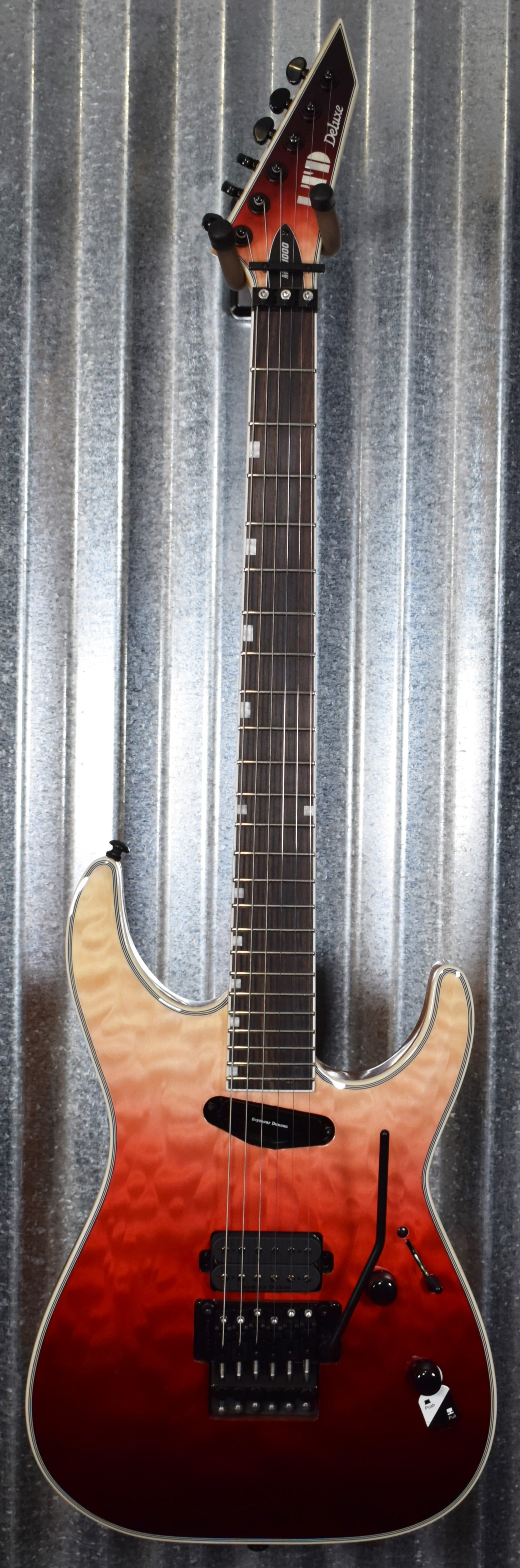 ESP LTD MH-1000 Quilt Top Black Cherry Fade Guitar LMH1000HSQMBCHFD #1056