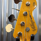 Vintage Guitars Icon VJ74MRBK Relic Black 4 String Jazz Bass & Case #091