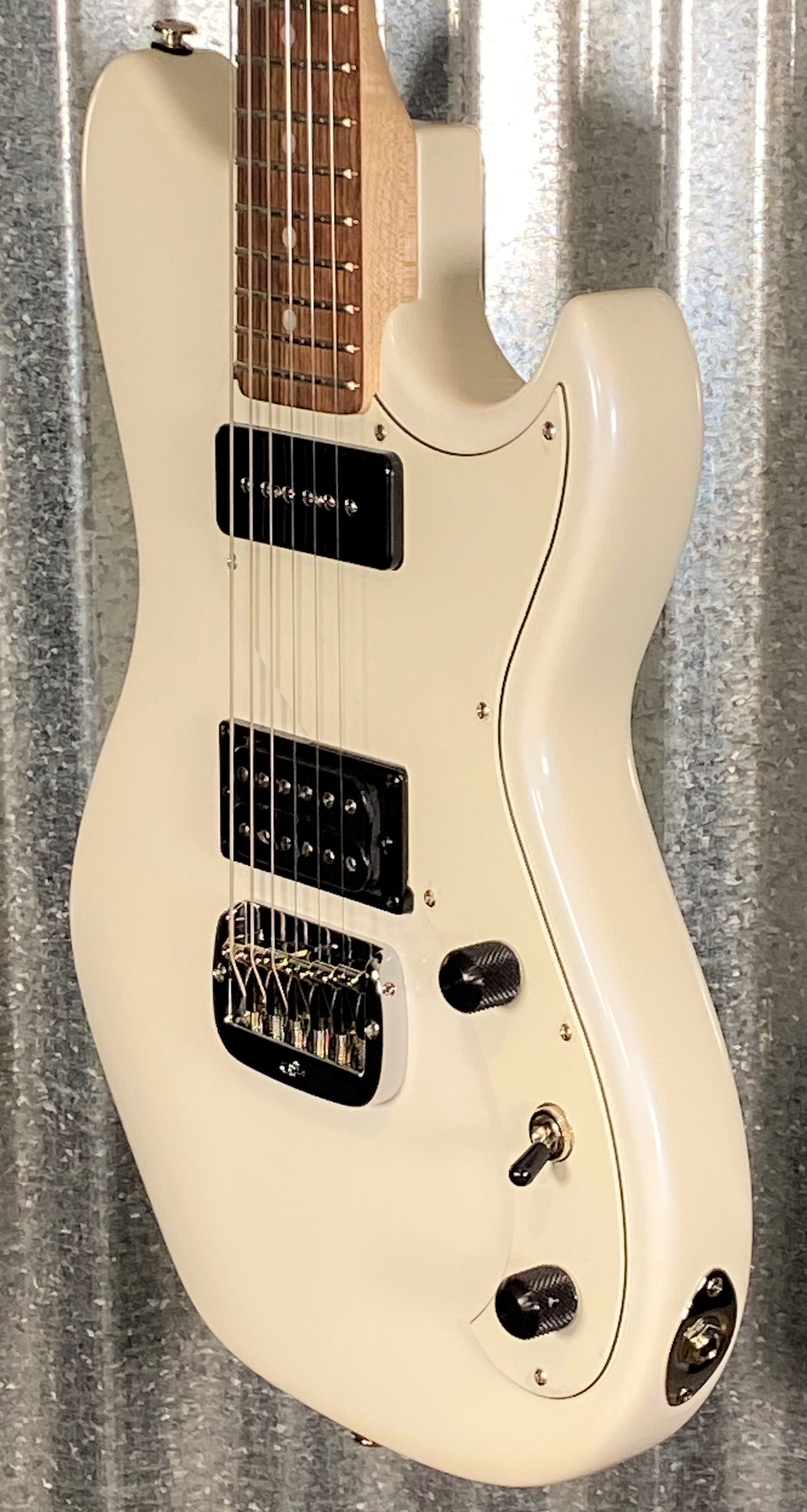 G&L USA Fallout Pearl White Solid Body Guitar & Case #5184