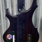 ESP LTD F-415FM Flame See Thru Black Seymour Duncan 5 String Bass & Case LF415FMSTBLK #0552 Demo