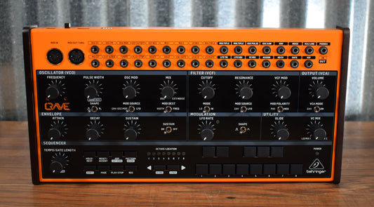 Behringer Crave Analog Semi-Modular Synthesizer Sequencer