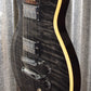 Hamer Archtop Flame Trans Black Double Cut Guitar SATF-TBK #0208