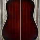 D'Angelico Premier Lexington Dreadnought E Trans Black Cherry Acoustic Electric Guitar #4657