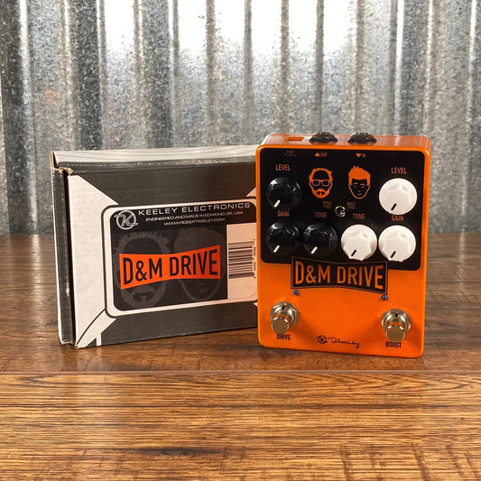 Keeley D&M Drive Overdrive Boost Guitar Effect Pedal Used