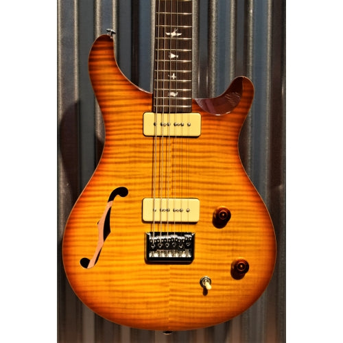 PRS Paul Reed Smith SE 277 Baritone Semi-Hollow Vintage Sunburst Guitar & Bag #9372