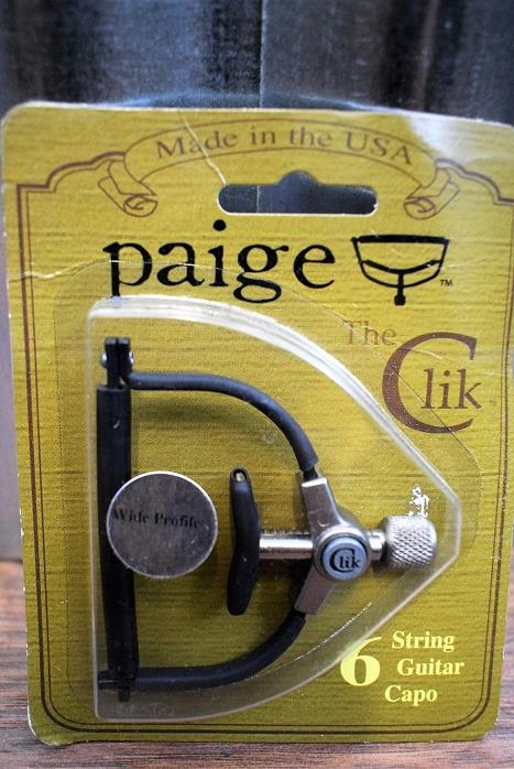 Paige The Clik PC-6-2.250R 2 1/4" Wide 6 String Guitar Capo