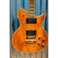Washburn WIDLXSPLTD Spalted Maple Original Idol Guitar Trans Brown & Bag #053