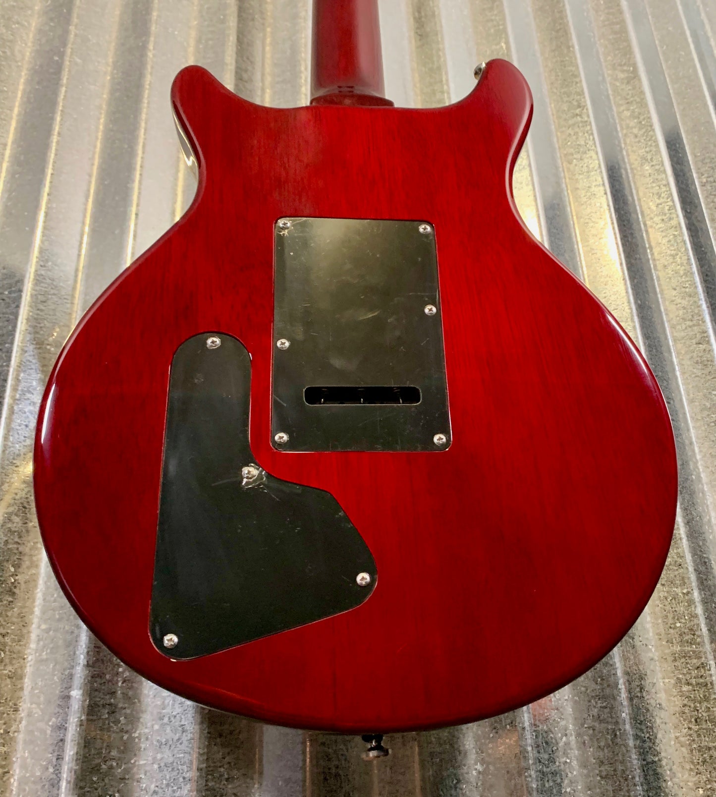 Hamer Archtop Flame Dark Cherry Wilkinson Tremolo Guitar SATFW-DCB #1101