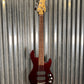 G&L USA CLF L-2500 S750 Ruby Red Metallic 5 String Bass & Case #1323