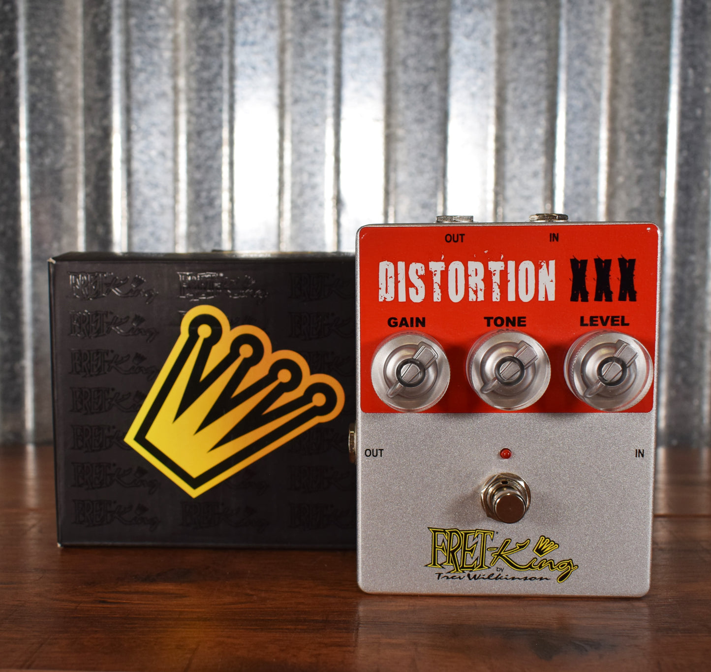 Fret King FKDXXX Distortion XXX Guitar Effect Pedal Demo