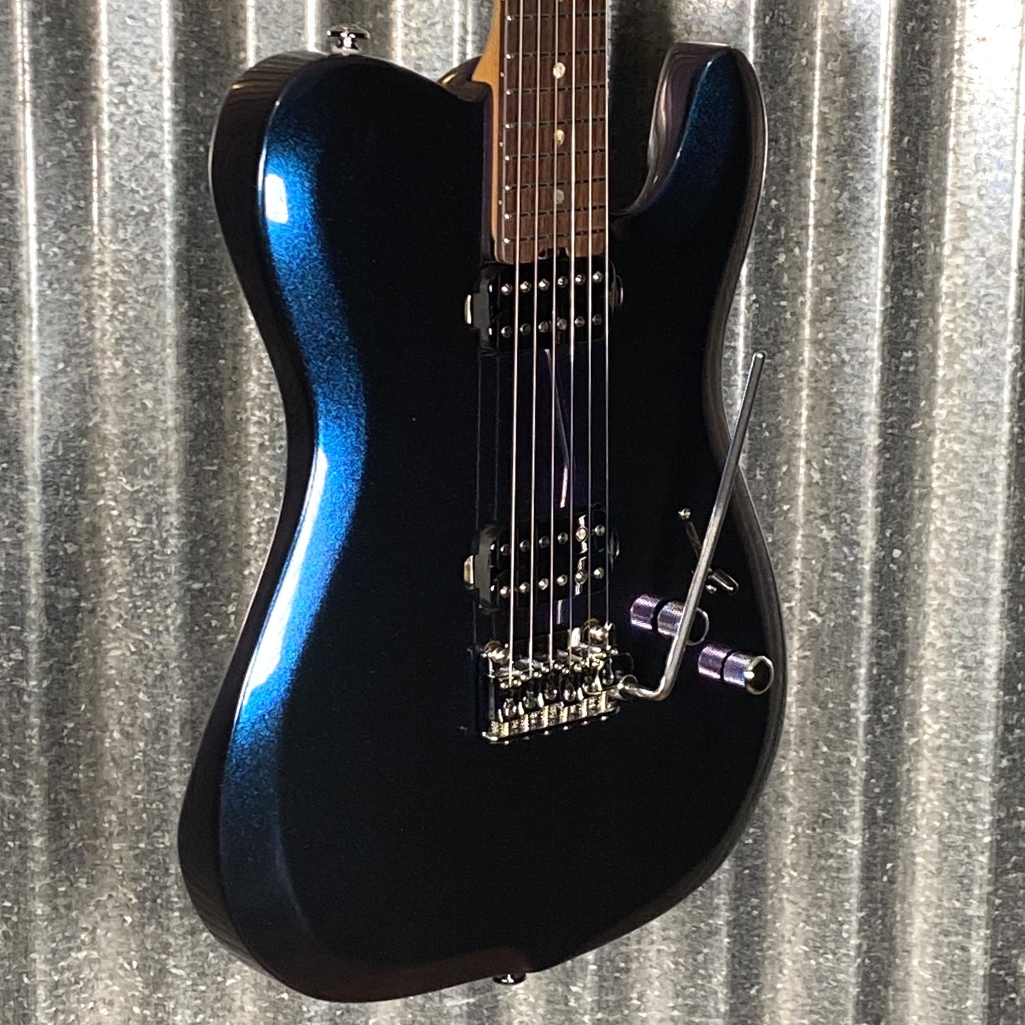 Musi Virgo Fusion Telecaster Deluxe Tremolo Indigo Blue Guitar #0136 Used