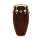 LP Latin Percussion Matador 11 3/4" Wood Conga Dark Brown Chrome M752S-W