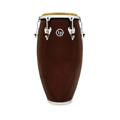 LP Latin Percussion Matador 11 3/4" Wood Conga Dark Brown Chrome M752S-W