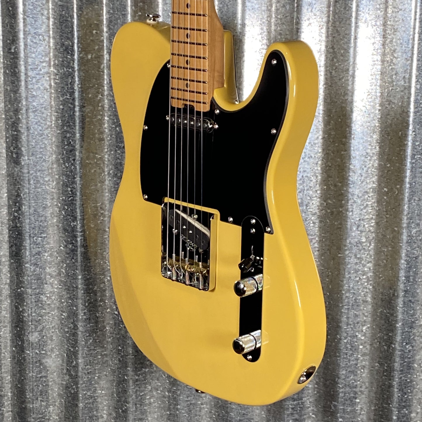 Musi Virgo Classic Telecaster Empire Yellow Guitar #0323 Used