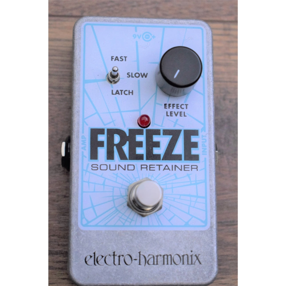 Electro-Harmonix Freeze Sound Retainer Guitar Effects Pedal Demo