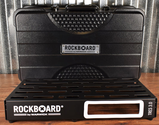 Warwick Rockboard Tres 3.0 A Guitar Effect Pedalboard & ABS Hard Case