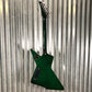 Westcreek Revenge Explorer Flame Transparent Green Burst Guitar #0426 Used