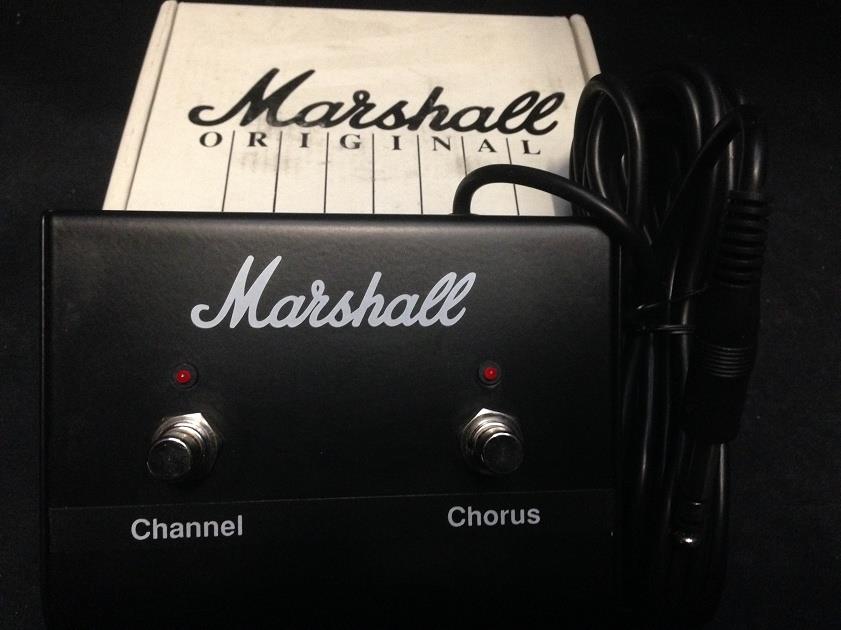 Marshall Amplification PED802A Two Button Footswitch Twin Pedal With LED NEW!!