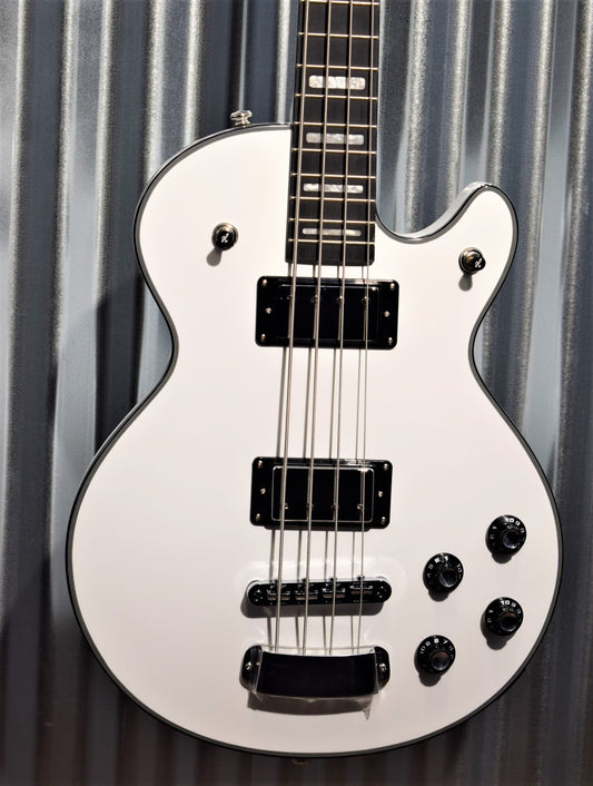 Hagstrom Swede Bass SWEB-WHT Gloss White Bass Guitar #0079 Demo