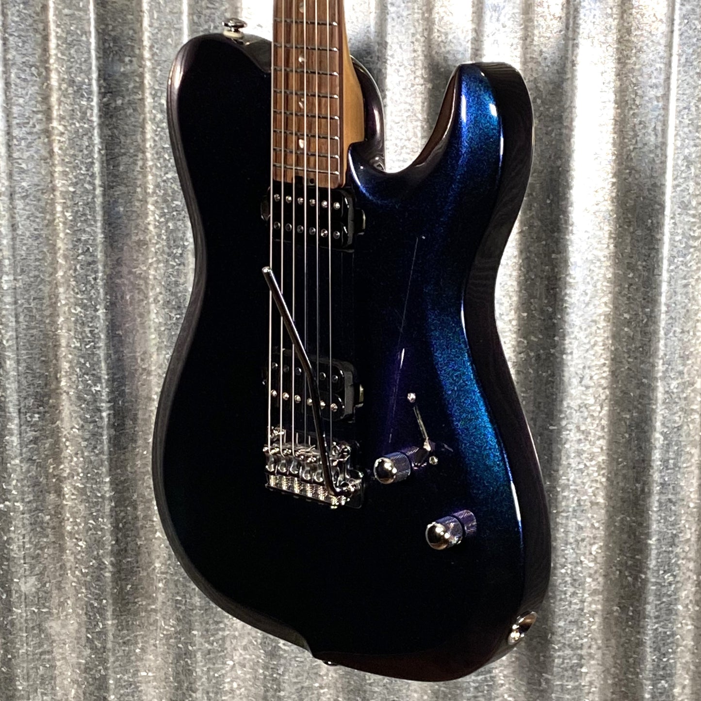 Musi Virgo Fusion Telecaster Deluxe Tremolo Indigo Blue Guitar #0421 Used