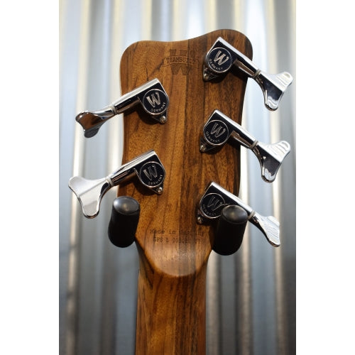 Warwick German Pro Series Thumb Bolt-On 5 String Natural Bass & Gig Bag #2217
