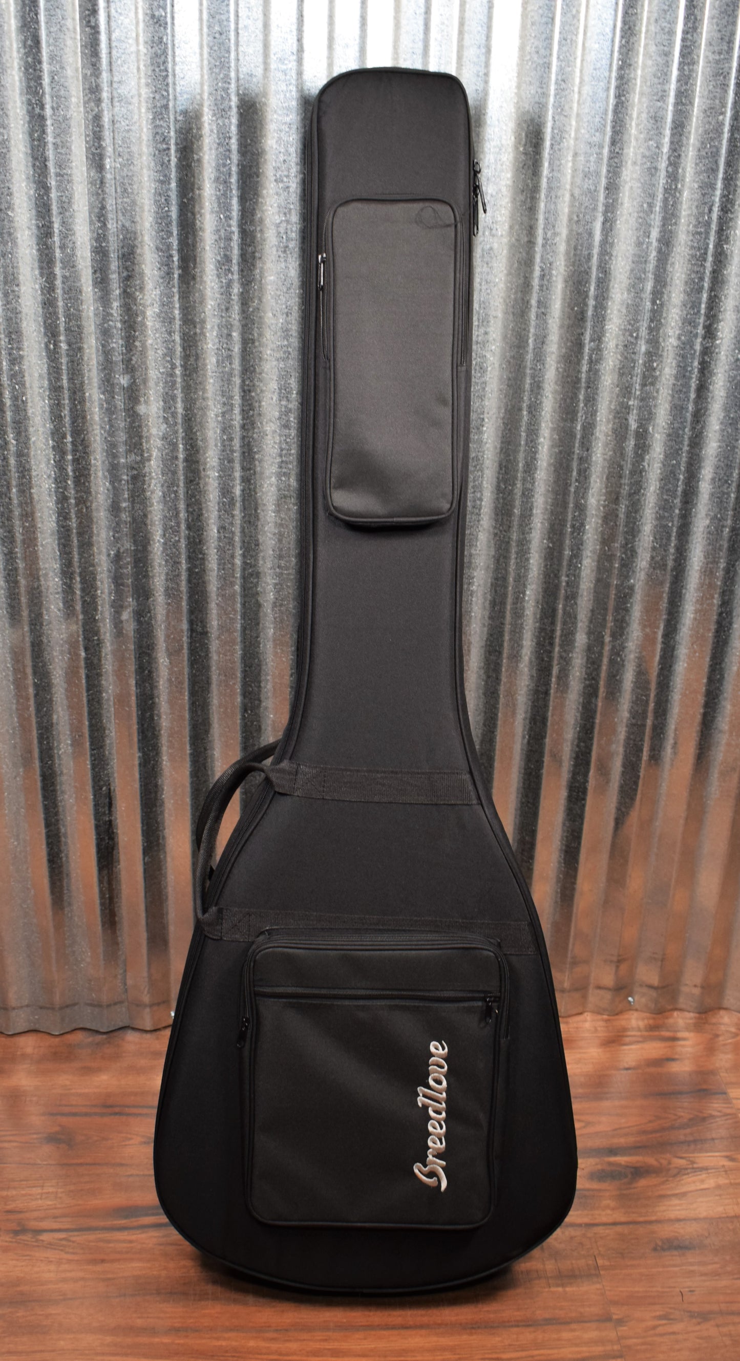 Breedlove Solo Jumbo CE Acoustic Electric Fretless Bass & Bag #3466