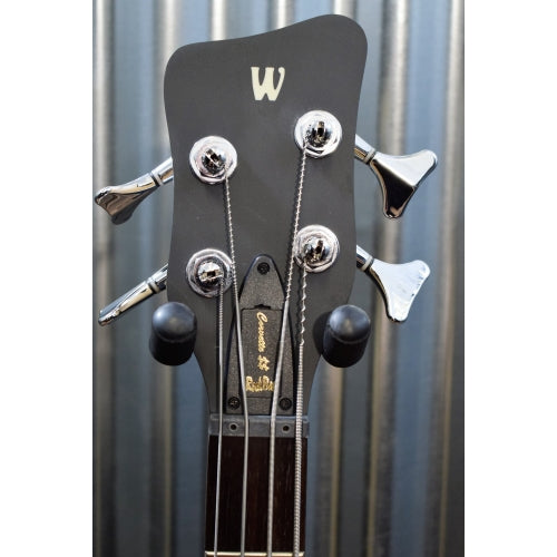 Warwick Rockbass Corvette $$ 4 String Bass Gloss Black Left Hand #6515