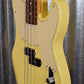 Fender 2003 MIM Standard Telecaster Precision 4 String Bass Vintage White & Bag #9673 Used