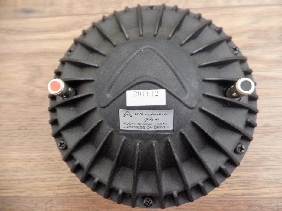 Wharfedale SH1294M SH2596 Driver D-670 8 Ohm 3.25â€³ Voice Coil Titanium Diaphragm