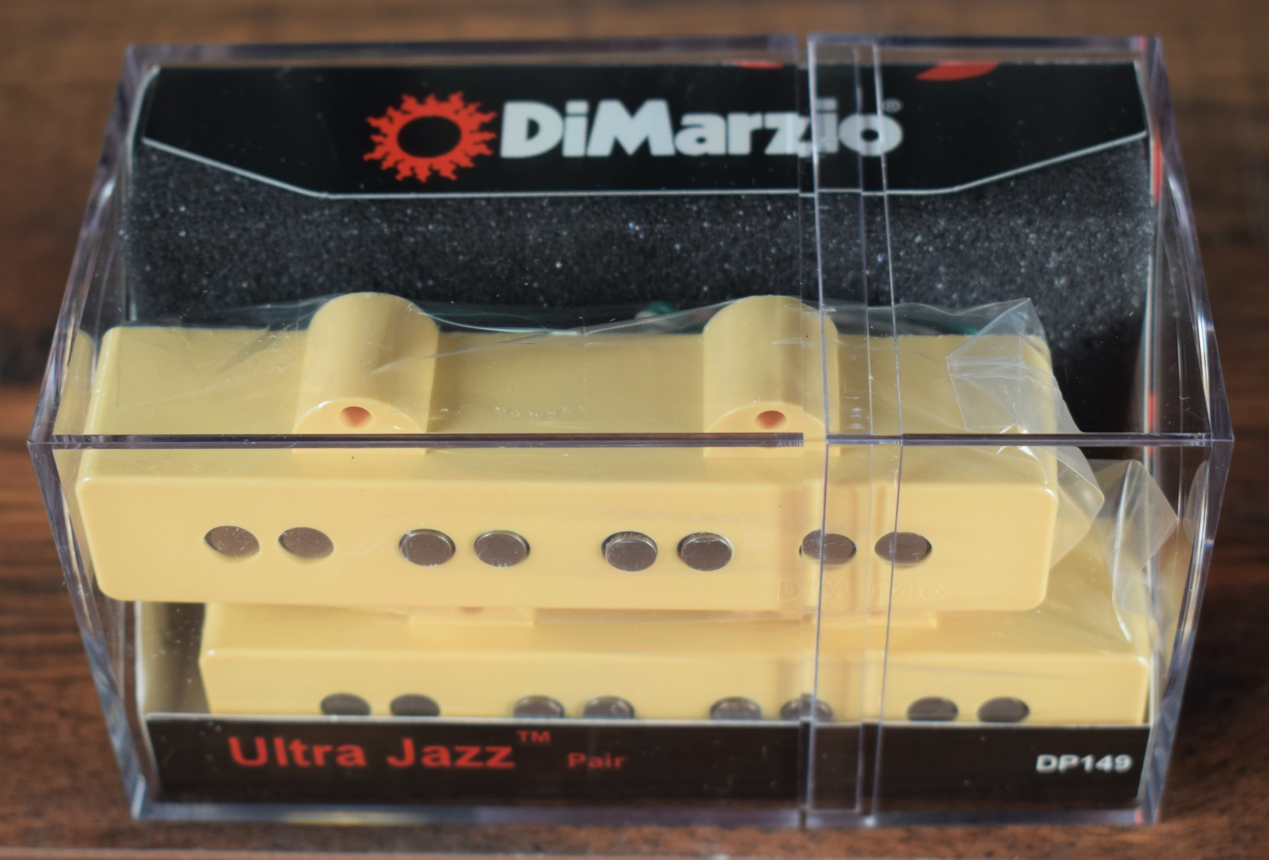 DiMarzio DP149 Ultra Jazz Pair Bass Pickup Set DP149CR Cream