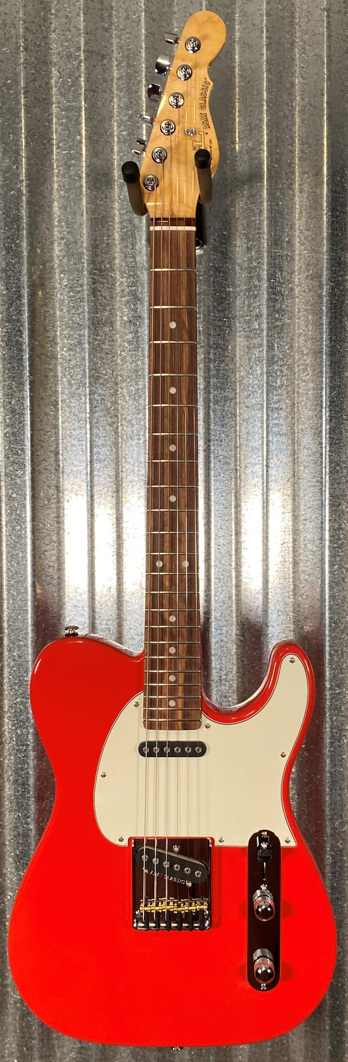 G&L USA Fullerton Deluxe ASAT Classic Fullerton Red Guitar & Bag Blem #0126