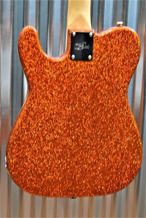 G&L Guitars USA ASAT SPECIAL Orange Metal Flake Guitar & Case 2016 #8472