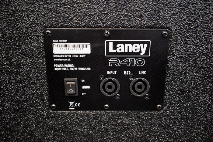 Laney R410 600 Watts 4x10" Bass Guitar Amplifier Speaker Cabinet