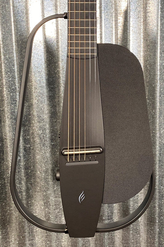 Enya NEXG Carbon Fiber Smart Acoustic Electric Guitar & Case Black Used