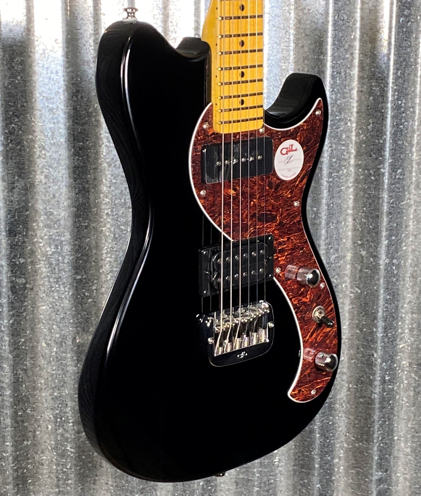 G&L Tribute Fallout Gloss Black Guitar #5149
