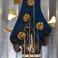ESP Custom Shop Japan Stream Custom Flame Maple Marine Blue 4 String Bass & Case ESTREAMCTMMABL #6504 Used