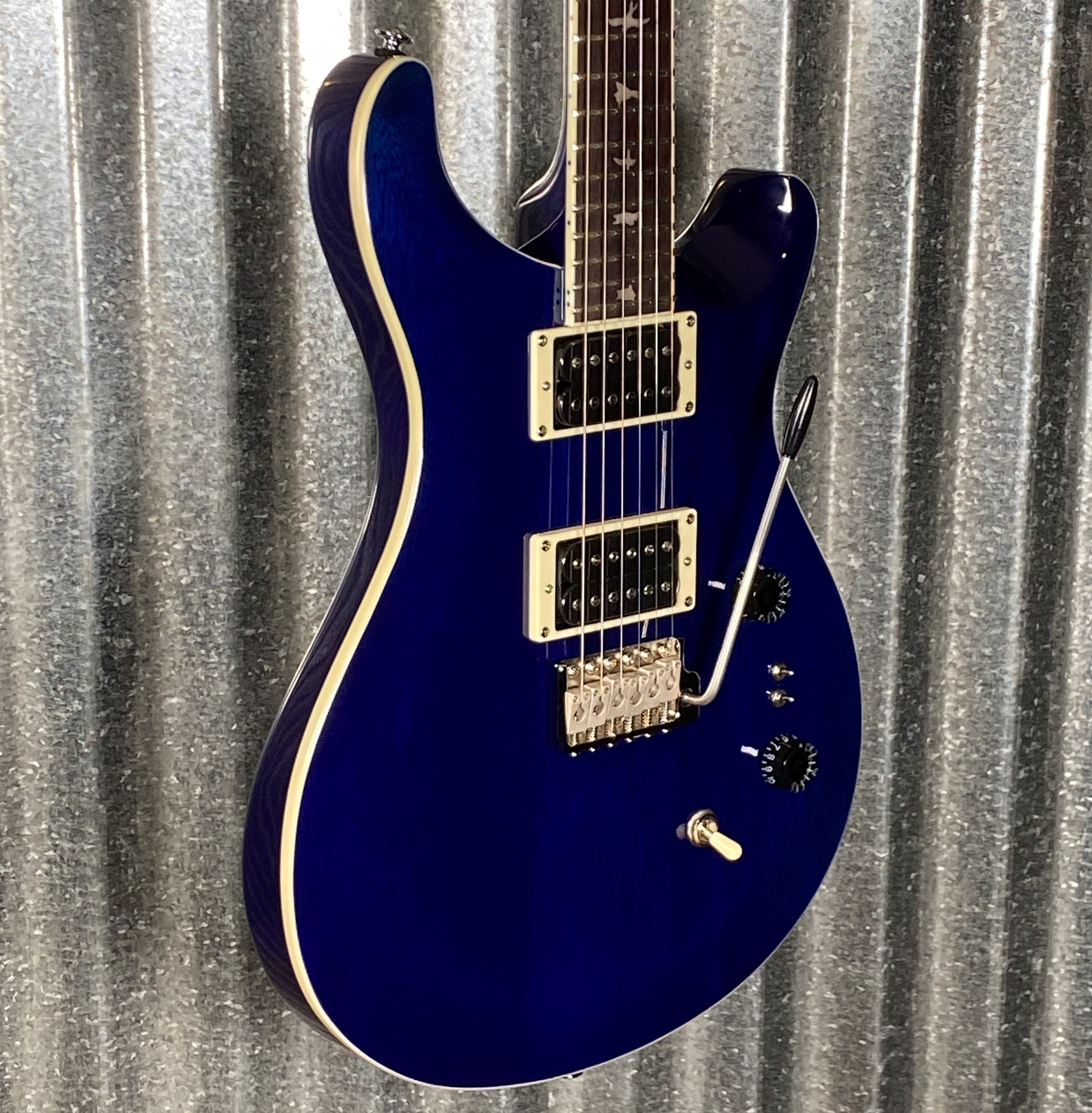 PRS Paul Reed Smith SE Standard 24-08 Translucent Blue Guitar & Bag #5971