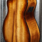 Breedlove Pursuit Exotic S Concerto Amber 4 String Acoustic Electric Bass CE Myrtlewood #5352