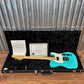 G&L USA  ASAT Classic Bluesboy Turquoise Maple Satin Neck Guitar & Case #2083