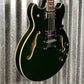 Westcreek 333 Semi Hollow Body 335 Transparent Green Guitar #0588 Used